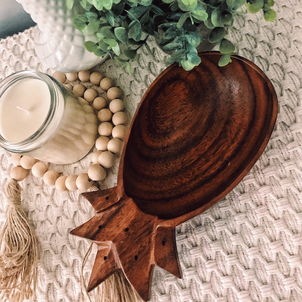 Pineapple Wood Bowl